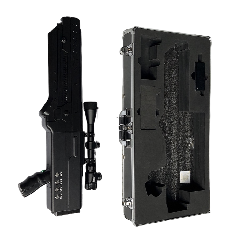  崇礼手持便携式枪型低空防御反制四通道A型