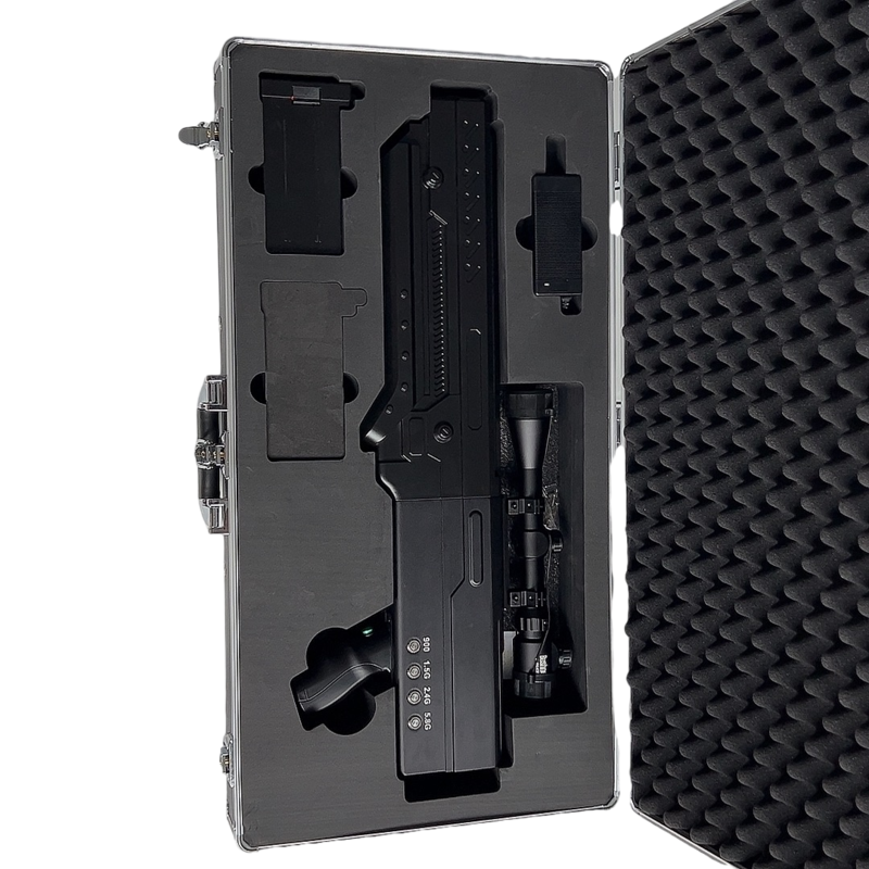  崇礼手持便携式枪型低空防御反制四通道B型